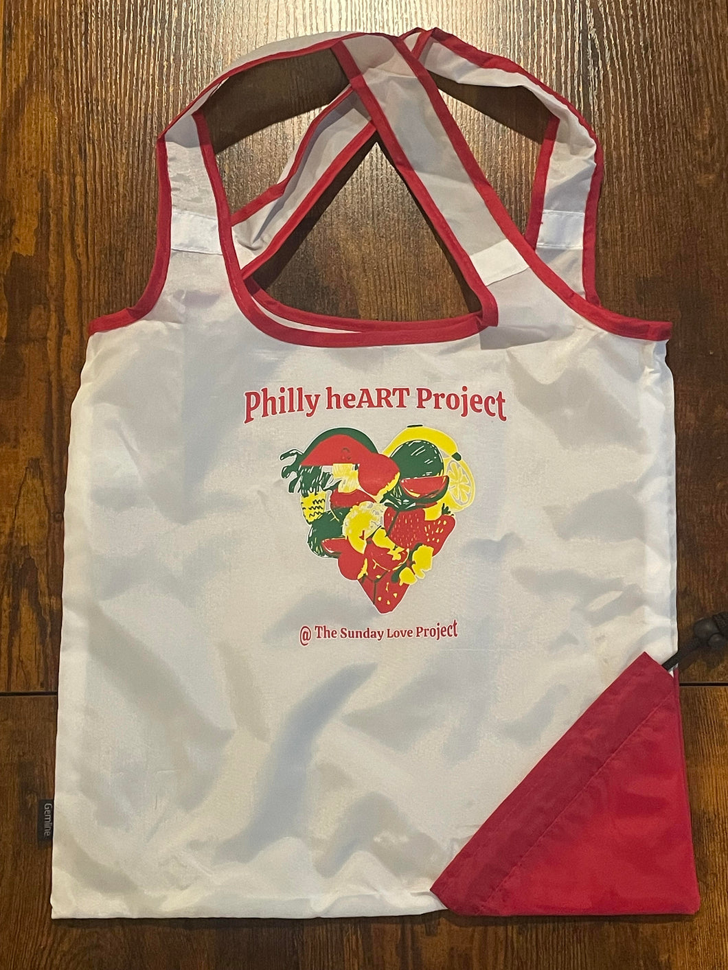 Philly Heart Reusable Grocery Bag