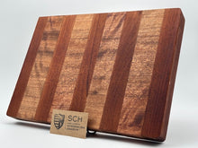 Load image into Gallery viewer, Mahogany and Oak Cutting Board (15 x 11 x 2)
